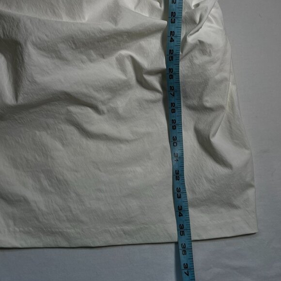 Amanda Uprichard Ruched Open Back Halter Dress Mini Ivory White Cocktail Medium - Picture 10 of 16